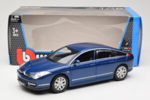 Citroen C6 Albastru Bburago 1:18 18-12073 Metal - imaginea 8 din 8