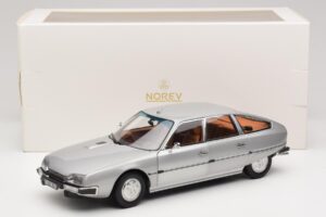 Citroen CX 2200 Pallas Largentiere Grey Norev 1:18 181810 Metal - imaginea 8 din 8
