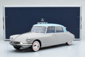 Citroen DS 19 Gri Norev 1:18 181763 Metal - imaginea 6 din 6