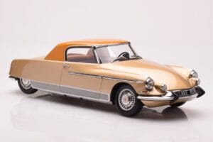 Citroen DS 19 Le Dandy Bej și Maro Norev 1:18 181741 Metal - imaginea 4 din 6