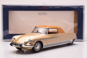 Citroen DS 19 Le Dandy Bej și Maro Norev 1:18 181741 Metal - imaginea 6 din 6