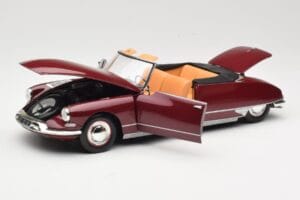 Citroen DS19 Cabriolet Bordeaux Norev 1:18 181561 Metal - imaginea 2 din 8