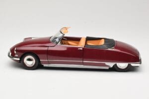 Citroen DS19 Cabriolet Bordeaux Norev 1:18 181561 Metal - imaginea 4 din 8