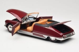 Citroen DS19 Cabriolet Bordeaux Norev 1:18 181561 Metal - imaginea 5 din 8