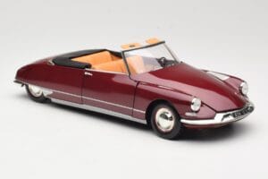 Citroen DS19 Cabriolet Bordeaux Norev 1:18 181561 Metal - imaginea 6 din 8