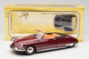Citroen DS19 Cabriolet Bordeaux Norev 1:18 181561 Metal - imaginea 8 din 8