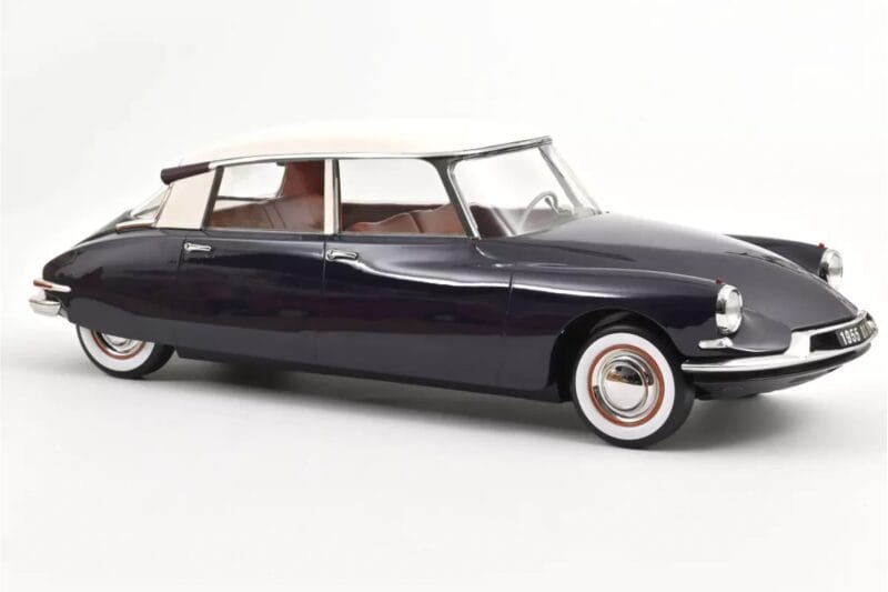 Citroen DS19 Violet & Champagne Norev 1:12 121579 Metal