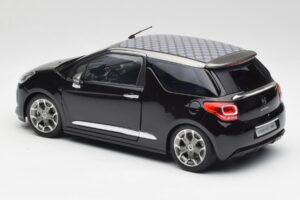 Citroen DS3 Cabrio Perla Nera Negru Norev 1:18 AMC019115 Metal - imaginea 7 din 8