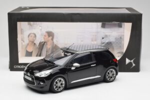 Citroen DS3 Cabrio Perla Nera Negru Norev 1:18 AMC019115 Metal - imaginea 8 din 8