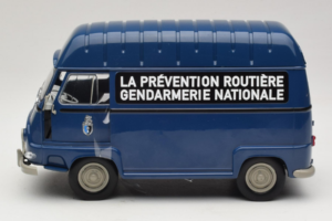 Citroen Estafette Gendarmerie Albastru Cu Figurina Norev 1:18 185165 Metal - imaginea 3 din 6