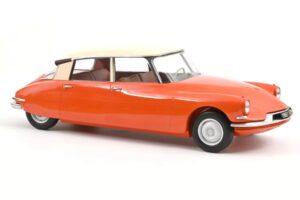 Citroen ID19 Portocaliu & Crem Norev 1:12 121580 Metal