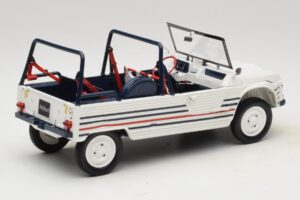 Citroen Mehari Albastru Alb Roșu Norev 1:18 181805 Metal - imaginea 3 din 7