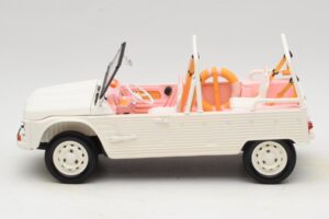 Citroen Mehari Eden Sorbet Alb și Roz Norev 1:18 181804 Metal - imaginea 3 din 6