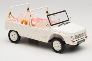 Citroen Mehari Eden Sorbet Alb și Roz Norev 1:18 181804 Metal - imaginea 4 din 6