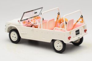 Citroen Mehari Eden Sorbet Alb și Roz Norev 1:18 181804 Metal - imaginea 5 din 6