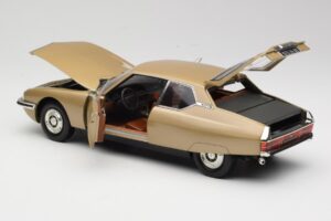 Citroen SM Maserati Auriu Norev 1:18 181585 Metal - imaginea 5 din 8