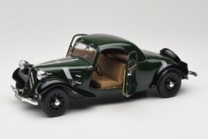 Citroen Traction Avant 11 Coupe Verde Solido 1:18 8179 Metal - imaginea 2 din 8