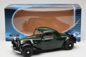 Citroen Traction Avant 11 Coupe Verde Solido 1:18 8179 Metal - imaginea 8 din 8