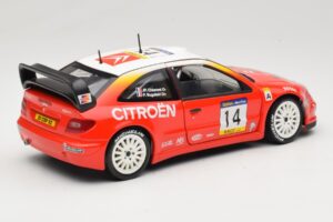 Citroen Xsara T4 WRC #14 P. Bugalski / J-P. Chiaroni WRC 2001 Solido 1:18 9021 Metal - imaginea 3 din 8
