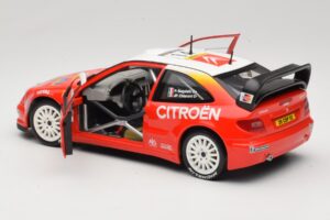 Citroen Xsara T4 WRC #14 P. Bugalski / J-P. Chiaroni WRC 2001 Solido 1:18 9021 Metal - imaginea 5 din 8