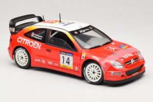 Citroen Xsara T4 WRC #14 P. Bugalski / J-P. Chiaroni WRC 2001 Solido 1:18 9021 Metal - imaginea 6 din 8