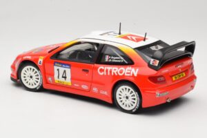 Citroen Xsara T4 WRC #14 P. Bugalski / J-P. Chiaroni WRC 2001 Solido 1:18 9021 Metal - imaginea 7 din 8