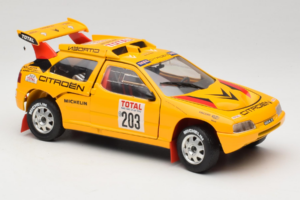Citroen ZX Rallye Raid #203 1992 Solido 1:18 9003-N1 Metal - imaginea 6 din 8