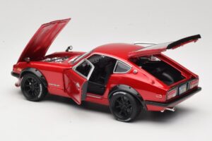 Datsun 240Z S30 Roșu Maisto 1:18 32611 Metal - imaginea 5 din 8