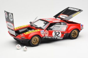 De Tomaso Pantera #32 Jaquemin / Deprez 24 Hours of Le Mans 1972 Kyosho 1:18 08855B Metal - imaginea 2 din 8