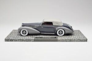 Delage D8 120 Cabriolet Gri & Gri Închis Minichamps 1:18 107115134 Metal - imaginea 3 din 6
