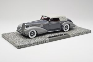 Delage D8 120 Cabriolet Gri & Gri Închis Minichamps 1:18 107115134 Metal