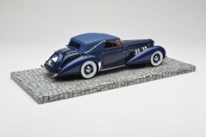 Delage D8-120 Cabriolet Two Tone Albastru Minichamps 1:18 107115132 Rășină - imaginea 2 din 6