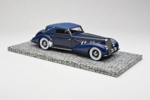 Delage D8-120 Cabriolet Two Tone Albastru Minichamps 1:18 107115132 Rășină - imaginea 4 din 6