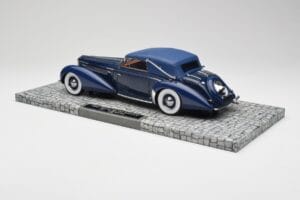 Delage D8-120 Cabriolet Two Tone Albastru Minichamps 1:18 107115132 Rășină - imaginea 5 din 6