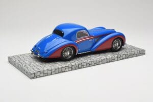 Delahaye Type 145 V12 Coupe Albastru Roșu Minichamps 1:18 107116121 Rășină - imaginea 2 din 6