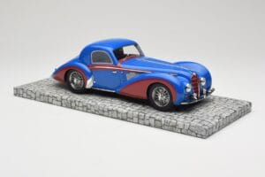 Delahaye Type 145 V12 Coupe Albastru Roșu Minichamps 1:18 107116121 Rășină - imaginea 4 din 6