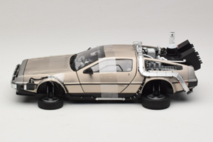 DeLorean DMC-12 Back to the Future Time Machine Sun Star 1:18 2710 Metal - imaginea 3 din 6