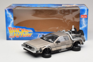 DeLorean DMC-12 Back to the Future Time Machine Sun Star 1:18 2710 Metal - imaginea 6 din 6