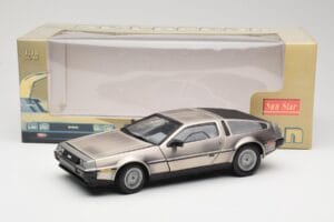 DeLorean DMC-12 LK Argintiu Sun Star 1:18 2701 Metal - imaginea 8 din 8