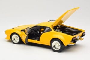 De Tomaso Pantera Galben Hot Wheels 1:18 27809 Metal - imaginea 5 din 8