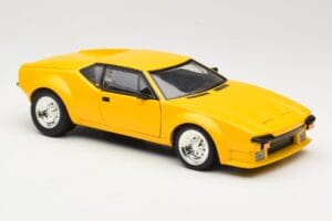 De Tomaso Pantera Galben Hot Wheels 1:18 27809 Metal - imaginea 6 din 8