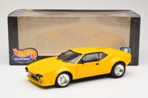 De Tomaso Pantera Galben Hot Wheels 1:18 27809 Metal - imaginea 8 din 8