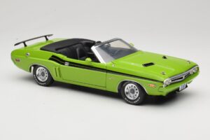Dodge Challenger Cabriolet Verde Greenlight 1:18 12803-06G Metal - imaginea 6 din 8