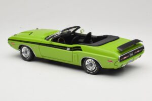 Dodge Challenger Cabriolet Verde Greenlight 1:18 12803-06G Metal - imaginea 7 din 8