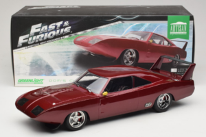Dodge Charger Daytona Fast & Furious Dom's Car GreenLight 1:18 19003 Metal - imaginea 6 din 6