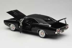 Dodge Charger R/T Steve McQueen Bullitt Movie Greenlight 1:18 12839 Metal - imaginea 5 din 8