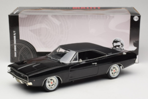 Dodge Charger R/T Steve McQueen Bullitt Movie Greenlight 1:18 12839 Metal - imaginea 8 din 8