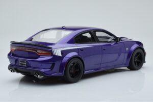 Dodge Charger Super Bee Violet GT Spirit 1:18 GT895 Rășină - imaginea 2 din 6
