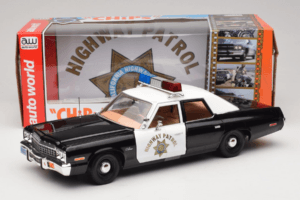 Dodge Monaco Highway Patrol CHiPS Auto World 1:18 AWSS112/06 Metal - imaginea 8 din 8