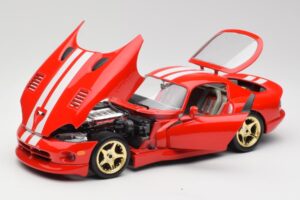 Dodge Viper GTS Roșu Bburago 1:18 3075 Metal - imaginea 2 din 8